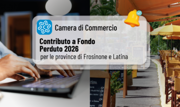 Contributi a fondo perduto fino a 10.000 € per digitalizzazione e marketing nelle province di Frosinone e Latina